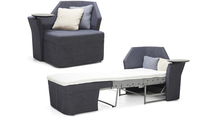 Illustration for article titled An Incredibly Tiny Sofa Bed For Your Skinniest Houseguests